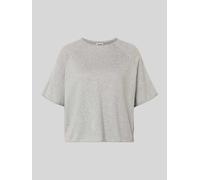 Drykorn Strickshirt aus Baumwoll-Kaschmir-Mix Modell 'MOENY' in Hellgrau Melange, Größe M