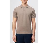Drykorn Slim Fit Poloshirt Modell 'Triton' in Hellbraun, Größe S
