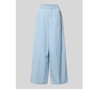 Drykorn Wide Fit Stoffhose in Denim-Optik Modell 'Ceiling' in Hellblau, Größe 29/34