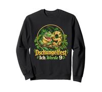 DSCHUNSELFEST ICH WERDE 9 Kinder Geburtstag Safari Geschenk Sweatshirt
