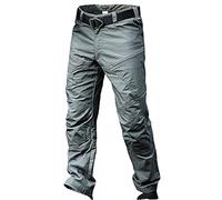 DSDFSVEW Herren elastische wasserdichte Cargohose, Army Tactical Military Wandern Jogger, Casual Streetwear Hose Jogginghose Green M