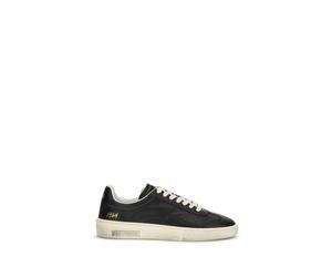 Dsquared² Schwarze Kalbsleder Bos Taurus Low-Top Sneaker EU44