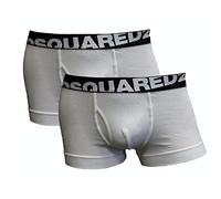 DSQUARED2 2er Pack Herren Boxer Shorts, Pants, Cotton Stretch Trunk, Twin Pack