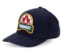 DSQUARED2 64 Leaf 95 Patch Logo Embroidered Baseball Cap Kappe Basebalkappe Hat
