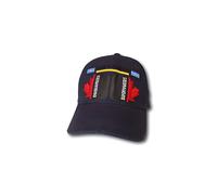 Dsquared2 Baseball Cap Born In Canada Stickerei Blau Unisex