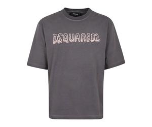 Dsquared2 Best Fade Loose Fit Cartoon Logo T-shirt Anthrazitgrau 2XL