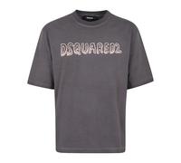 Dsquared2 Best Fade Loose Fit Cartoon Logo T-shirt Anthrazitgrau XS
