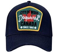 DSQUARED2 Canada City of Wood Embroidered Iconic Baseball Cap Kappe Basebalkappe Hat Hut
