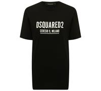 Dsquared2 Ceresio 9 Milano Logo Schwarzes T-shirt S