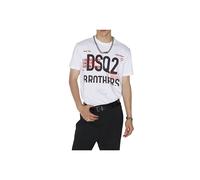 Dsquared2 DSQ2 Bro Cool T-Shirt Weiß