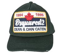 DSQUARED2 Family Business Oversized Patch Logo Embroidered Iconic Baseball Cap Kappe Basebalkappe Hat Hut