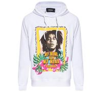 DSquared2 Herren Bob Marley Hoodie (Weiß) M