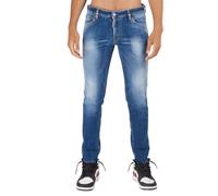 DSquared2 Herren Cropped Slim Jeans (Blau) 38 Normal