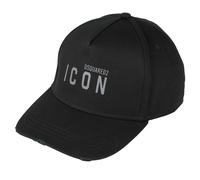 Dsquared2 Icon Logo Graues Logo Schwarzer Hut Einheitsgröße