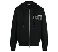 Dsquared2 Icon Outline Logo Zip Black Hoodie S