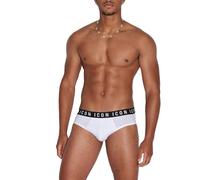 DSquared2 ICON Waistband Men's Brief, White/Black, L, weiß