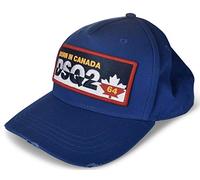 DSQUARED2 Leaf 64 Oversized Patch Logo Baseball Cap Kappe Basebalkappe Hat