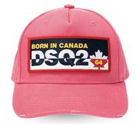 DSQUARED2 Leaf 64 Oversized Patch Logo Baseball Cap Kappe Basebalkappe Hat