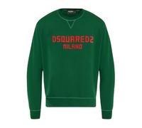 Dsquared2 Milano Logo Cool Fit Grünes Sweatshirt S