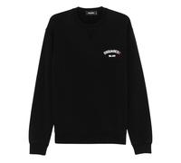 Dsquared2 Schwarzes Sweatshirt Mit Kleinem Milano-logo, Lässige Passform L