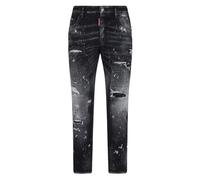 Dsquared2 Skater Jean Paint Splatter Black Wash Jeans 34W/30L