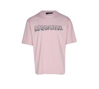 Dsquared2 Best Fade Loose Fit Cartoon Logo T-shirt Dusty Antic Rose L