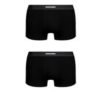 DSQUARED2 Trunk DCX210070 Boxershorts, Doppelpack, 001 - Schwarz, XS
