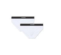 DSQUARED2 Twin Pack Brief DCX200070, 100 - Weiß, L