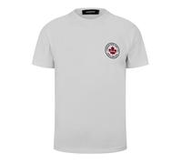 Dsquared2 Weißes T-shirt Mit Kleinem Ahorn-logo M