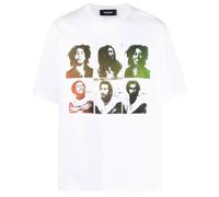 Dsquared2 X Bob Marley Skater Fit Weißes T-Shirt XL