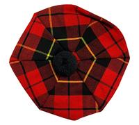 DSS KILTS Scottish Tam O' Shanter Acryl Tartan Wolle Tammy Hut Kilt Zubehör für Herren, Wallace Tartan, Einheitsgröße