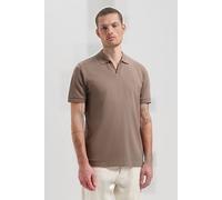Dstrezzed Ds_bowie V-neck Polo Timber Wolf Größe: M | Poloshirts Outlet | Herren | Grau