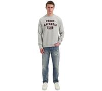Dstrezzed Ds-christie Crew Grey Melange Größe: S | Pullover Outlet | Herren | Grau