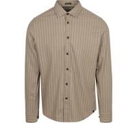 Dstrezzed Hemd Anthony Streifen Beige - Größe L Beige L