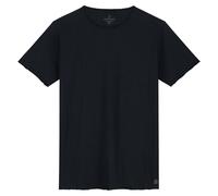 DSTREZZED Herren T-Shirt - Mc Queen, Rundhals, Slub Jersey, Baumwolle, einfarbig Schwarz L