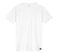DSTREZZED Herren T-Shirt - Mc Queen, Rundhals, Slub Jersey, Baumwolle, einfarbig Weiß M