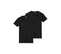 Dstrezzed Men's Eastwood 2 Pack V-Neck Tee Bamboo Blend Underwear, Black, XL