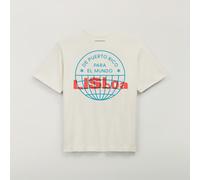 DTmF Bad Bunny Lisboa Heavyweight Merch T-Shirt Cream White XL
