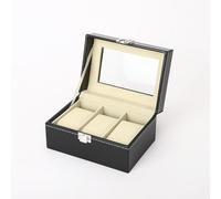 DTREEL Uhrenbox Für Herren - 10 Fächer Luxus Kohlefaser Uhrengehäuse Uhrenbox Organizer Für Männer, Geschenke Für Ihn (Color : A)