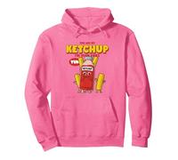 Du bist Mein Ketchup (Lustiges Statement von Best Friends BFF) Pullover Hoodie, Unisex für Erwachsene, Leuchtendes Pink, S