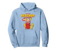 Du bist Mein Ketchup (Lustiges Statement von Best Friends BFF) Pullover Hoodie, Unisex für Erwachsene, Taubenblau, L