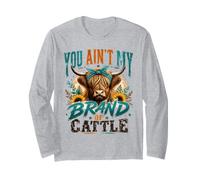 Du bist Nicht Meine Marke von Cattle Highland Cow Langarmshirt