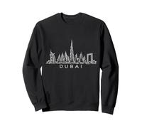 Dubai Skyline UAE City Umriss handgezeichnetes urbanes Design Sweatshirt