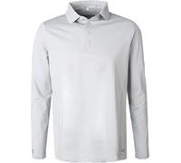 dubarry Polo-Shirt Herren Regular Fit Langarm Baumwoll-Piqué grau, XL