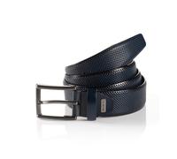 MONTI DUBLIN Gürtel Herrengürtel Ledergürtel Blau 8035, Länge:115, Farbe:Blau