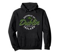 Dublin Irland Kleeblatt St. Patricks Day Green Souvenir Pullover Hoodie