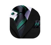 Dubulle Herren-Krawatte mit Paisely-Blumenmuster, Seidenkrawatte für Herren, gestreift, Krawatte und Einstecktuch, Set für Hochzeit, Business