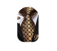 Dubulle Herren-Krawatte mit Paisely-Blumenmuster, Seidenkrawatte für Herren, gestreift, Krawatte und Einstecktuch, Set für Hochzeit, Business