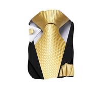 Dubulle Herren-Krawatte mit Paisely-Blumenmuster, Seidenkrawatte für Herren, gestreift, Krawatte und Einstecktuch, Set für Hochzeit, Business