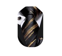 Dubulle Herren-Krawatte mit Paisely-Blumenmuster, Seidenkrawatte für Herren, gestreift, Krawatte und Einstecktuch, Set für Hochzeit, Business